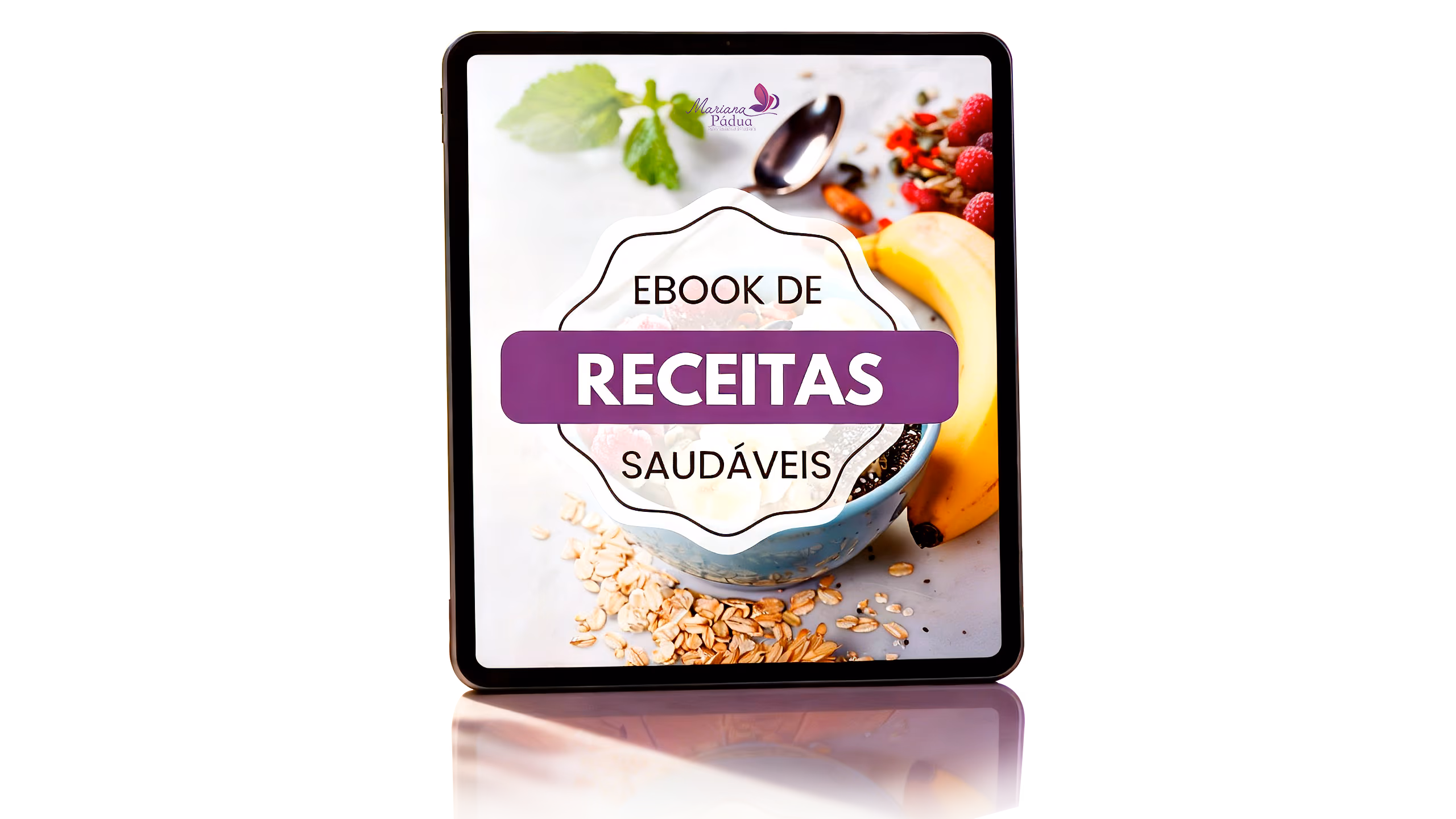 Mockup Premium 100 Receitas Saudáveis