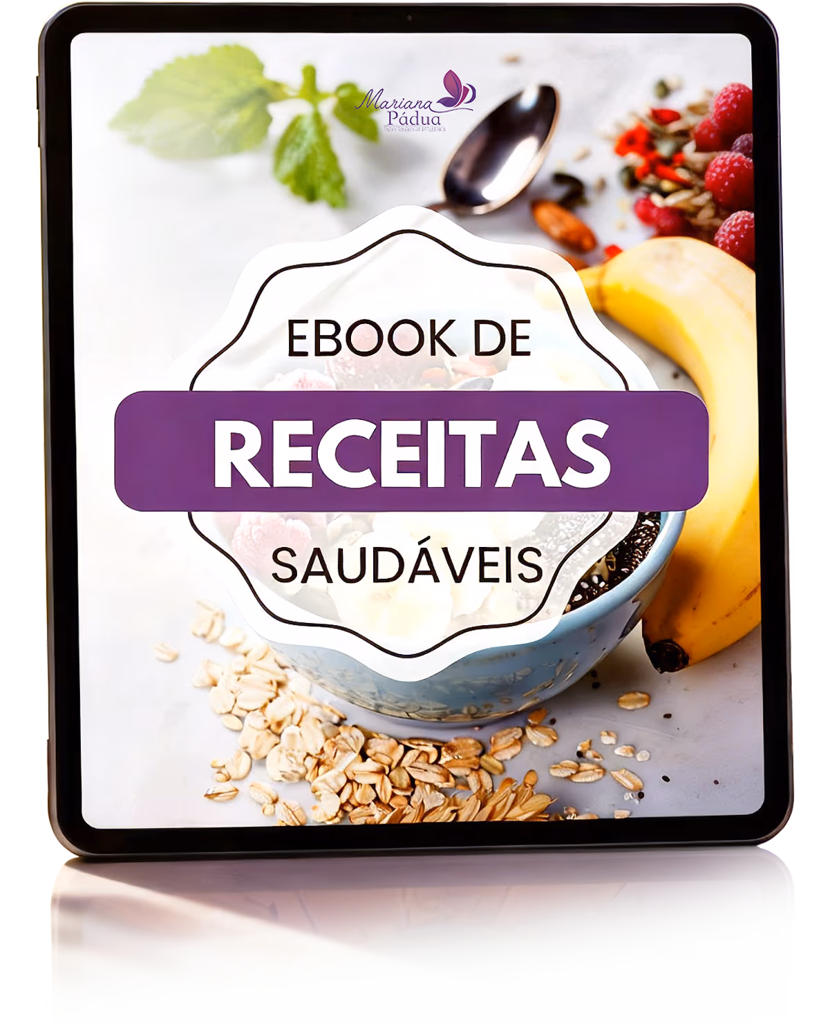 Mockup Premium 100 Receitas Saudáveis